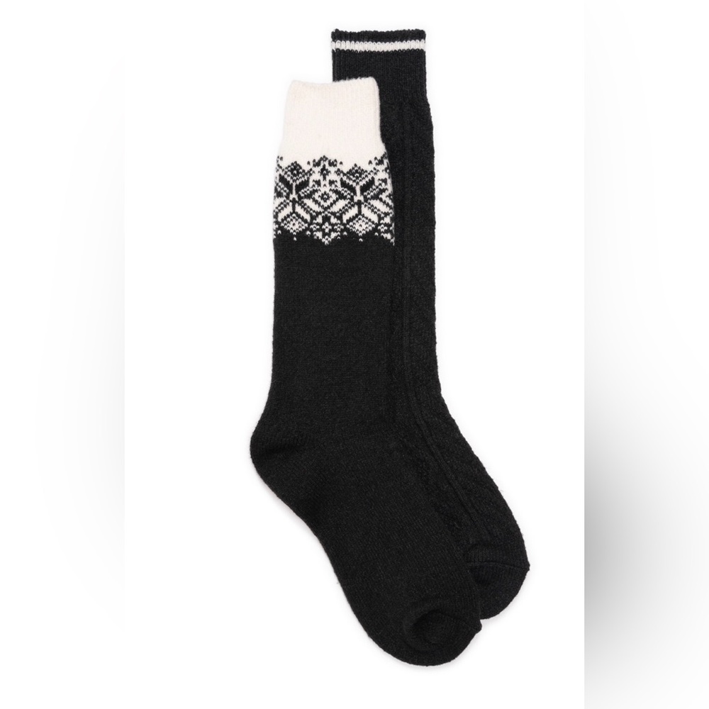 Muk Luks Women’s Tall Boot Socks
2 Pair Pack
Black/Snow
Sz 6-11
New with Tag